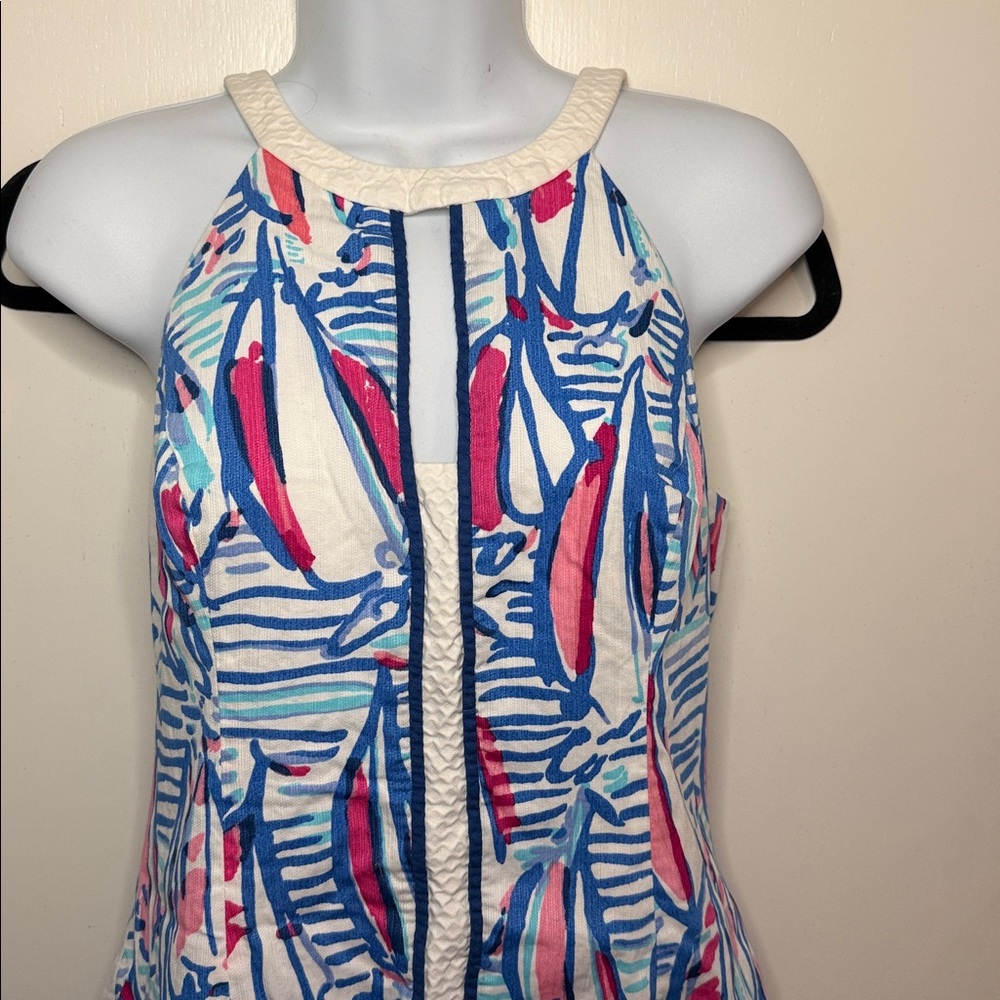 Lilly Pulitzer Halter sailboat dress - Picture 2 of 3